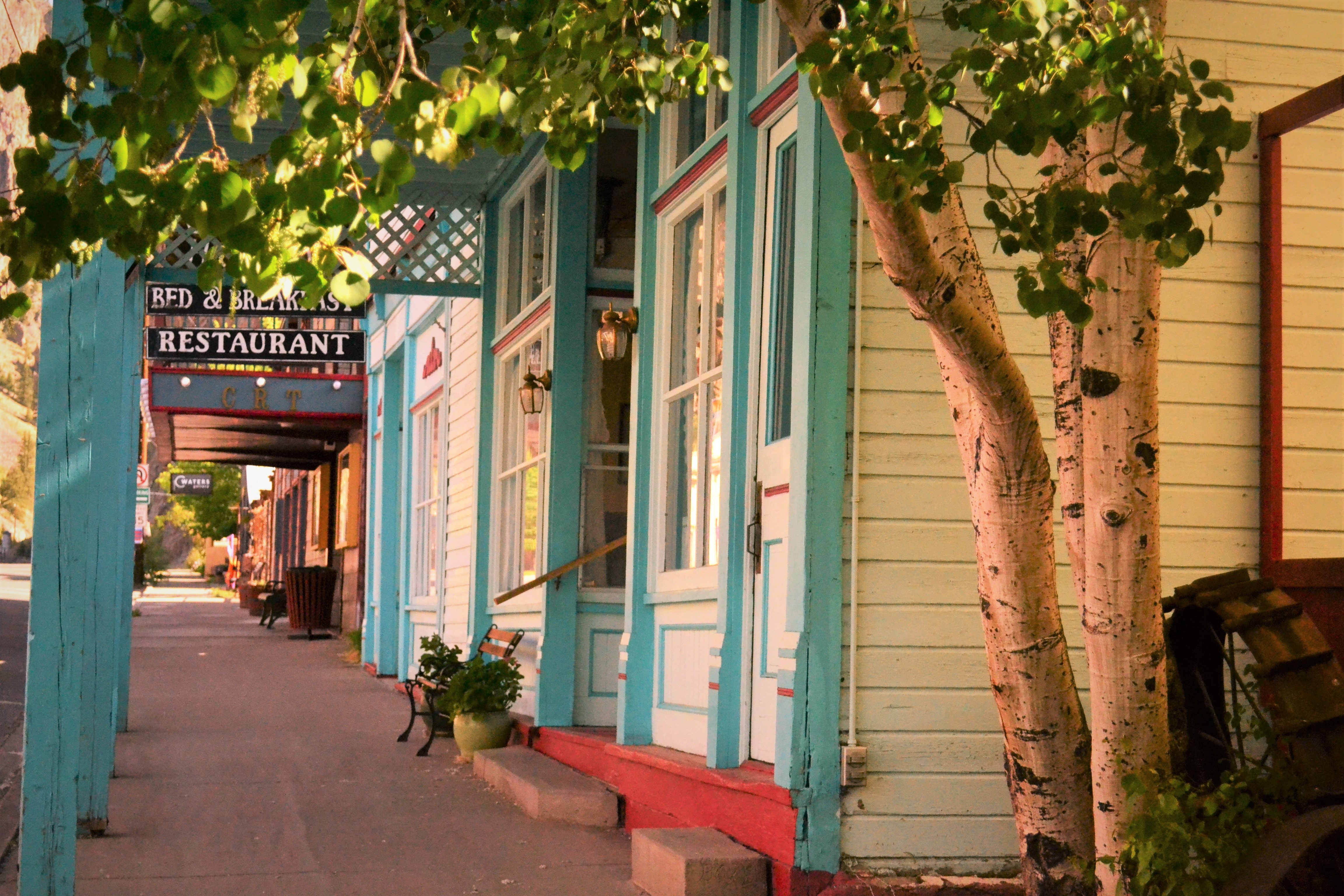 the hotel is located in the center of downtown creede, close to the shops, restaurants and famous repetory theatre. photo