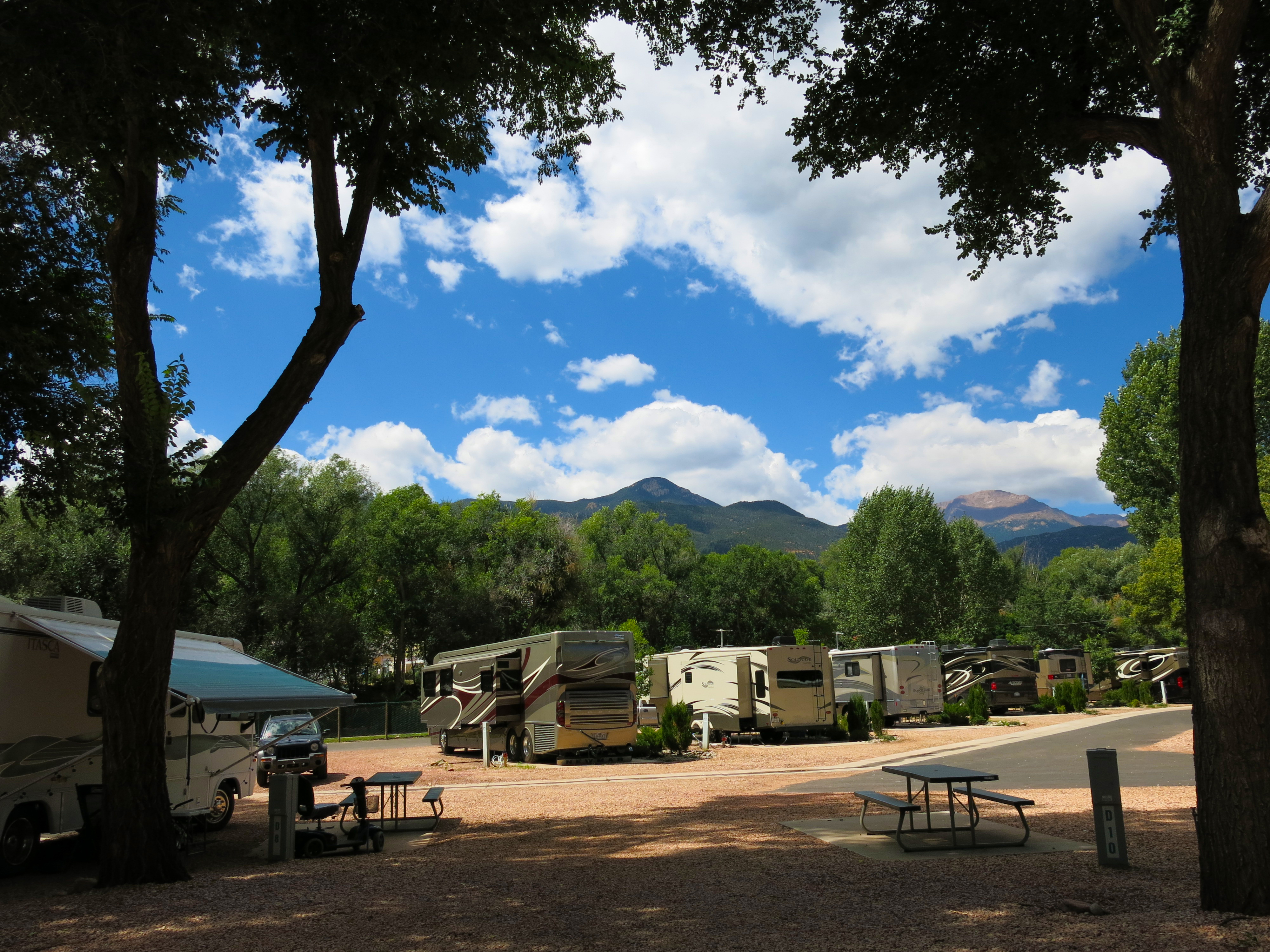 located at the base of pike's peak and at the front door to garden of the gods park photo