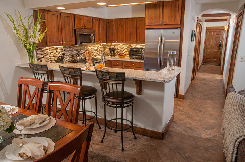 recently upgraded kitchen of an antlers at vail 2-bedroom condo. photo 7